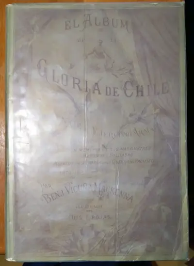 Libro antiguo 'El Álbum de la Gloria de Chile' - miniatura 1