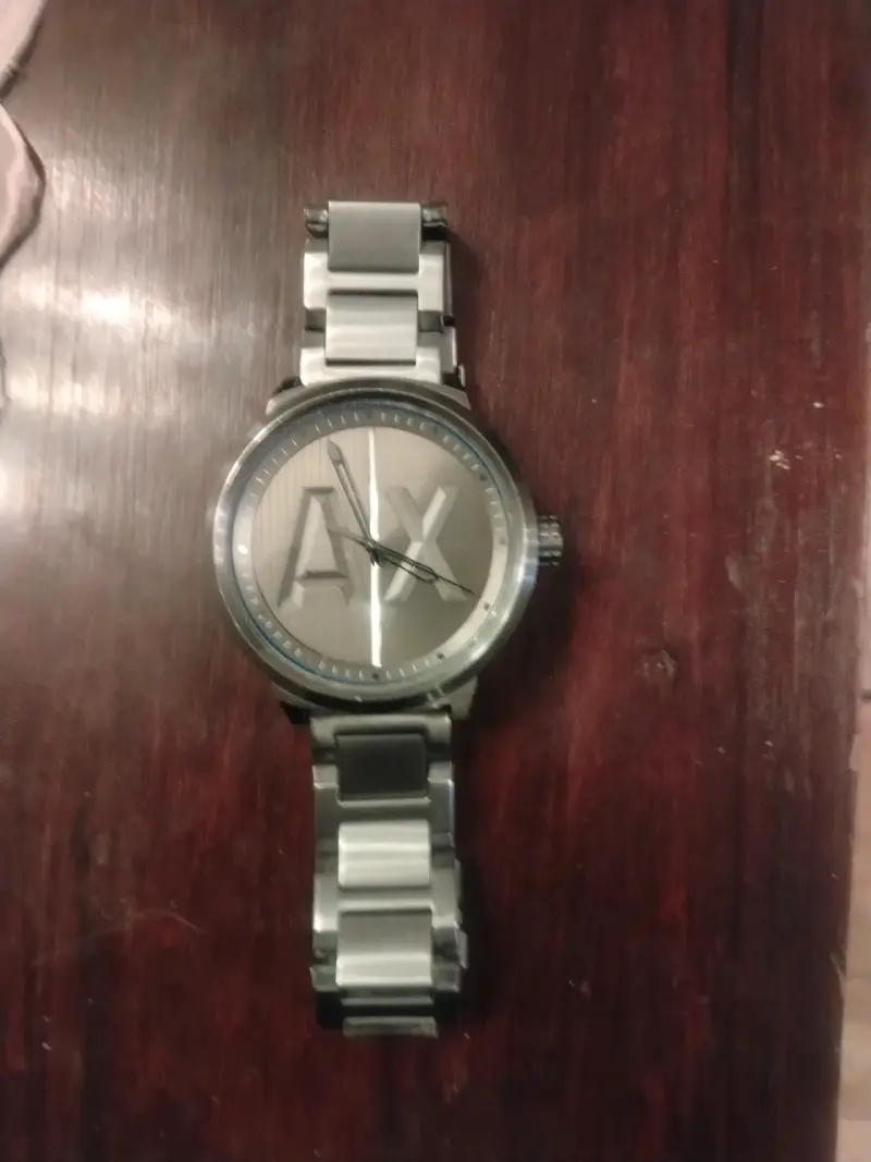 Reloj metálico AX para hombre