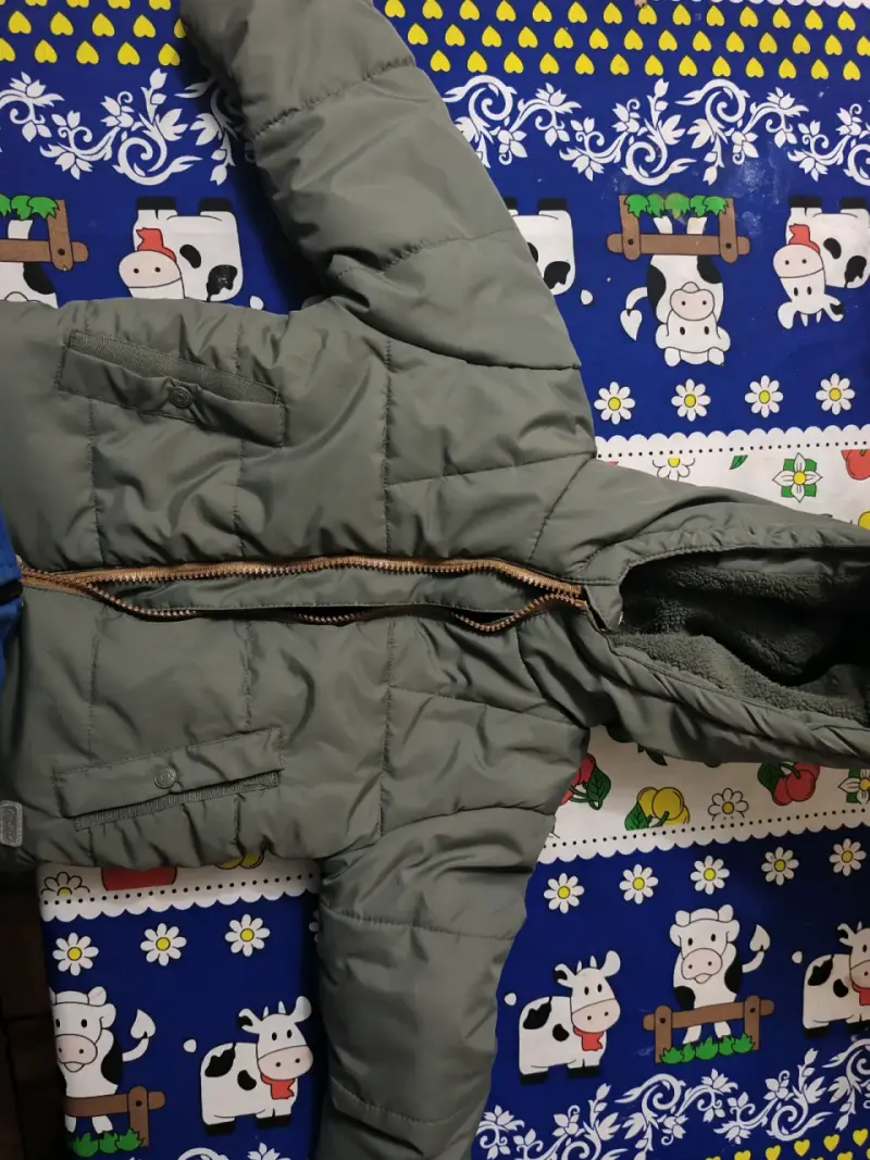 Parka verde Opaline 12M - 2