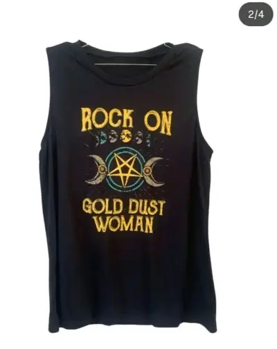 Polera sin mangas 'Rock On Gold Dust Woman' - miniatura 2