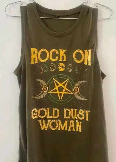 Polera sin mangas 'Rock On Gold Dust Woman' - miniatura 3