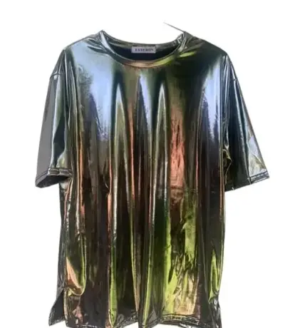 Polera metálica unisex brillante - miniatura 1