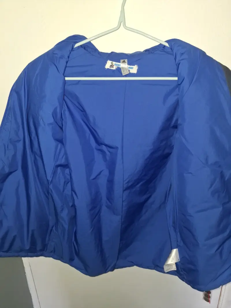Chaqueta Adidas azul con capucha + para de plumas - 4