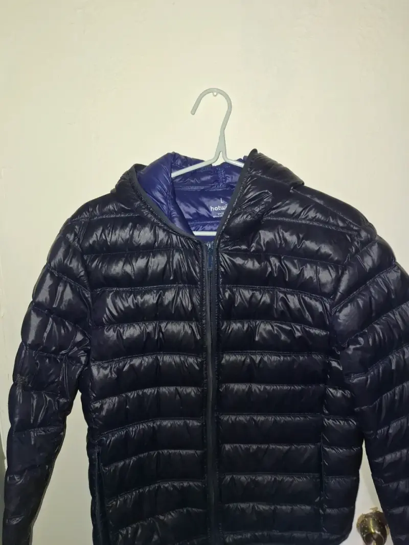 Chaqueta Adidas azul con capucha + para de plumas - 5
