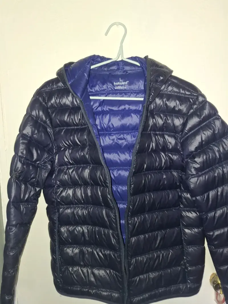 Chaqueta Adidas azul con capucha + para de plumas - 6