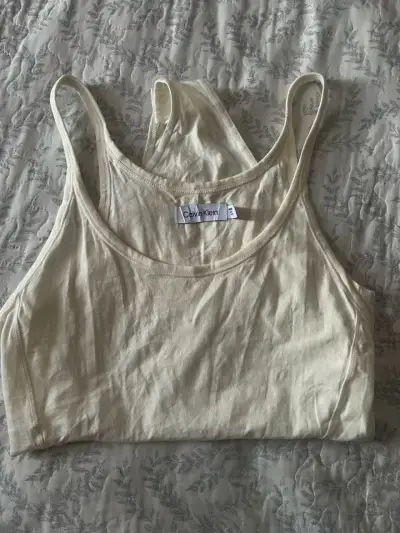 Body Calvin Klein beige sin mangas - miniatura 5
