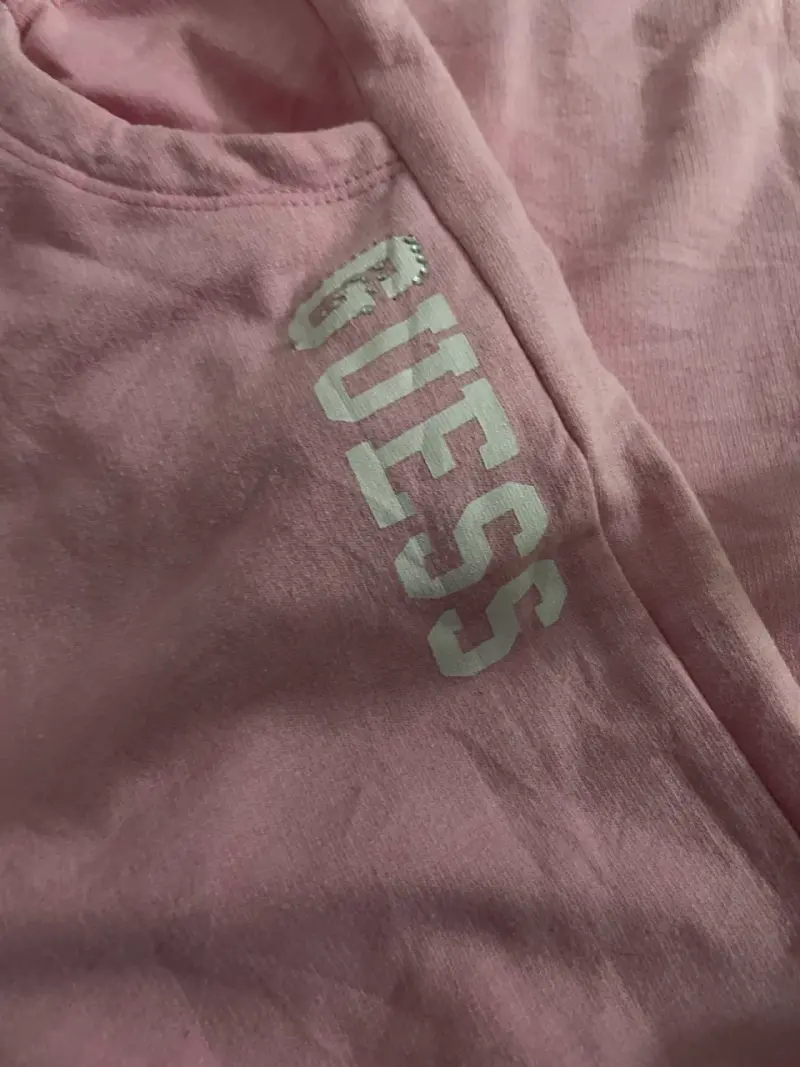 Pantalones deportivos Guess rosados para mujer - 4