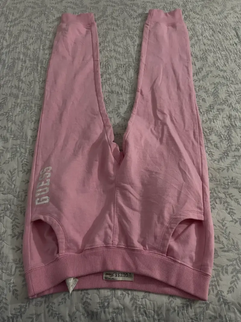 Pantalones deportivos Guess rosados para mujer - 5