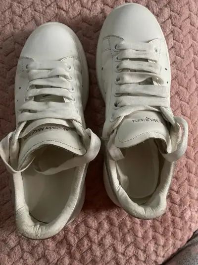 Zapatillas Alexander McQueen blancas - miniatura 4