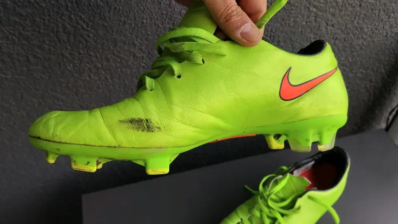 Zapatos de fútbol Nike Mercurial verdes originales - 4