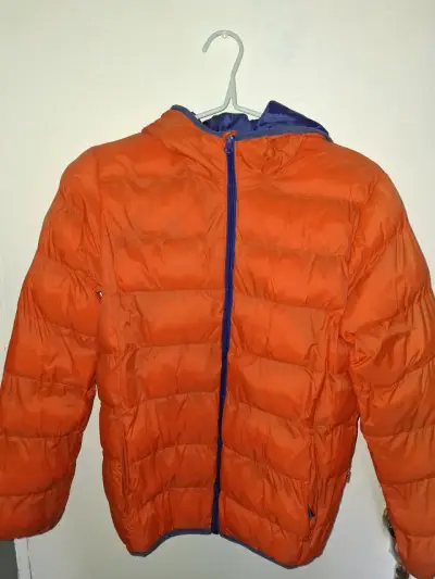 Chaqueta acolchada naranja para niños - miniatura 1