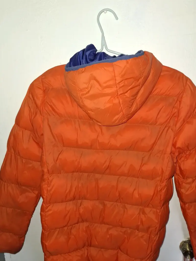 Chaqueta acolchada naranja para niños - 5