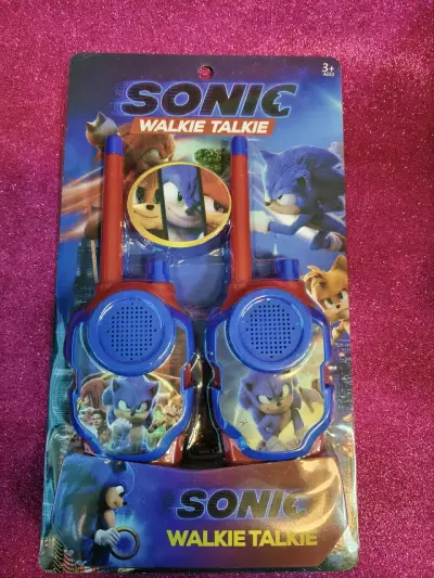 Walkie Talkies Sonic para niños - miniatura 1