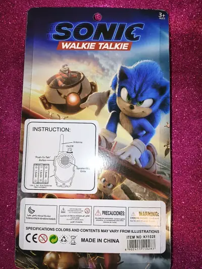 Walkie Talkies Sonic para niños - miniatura 2