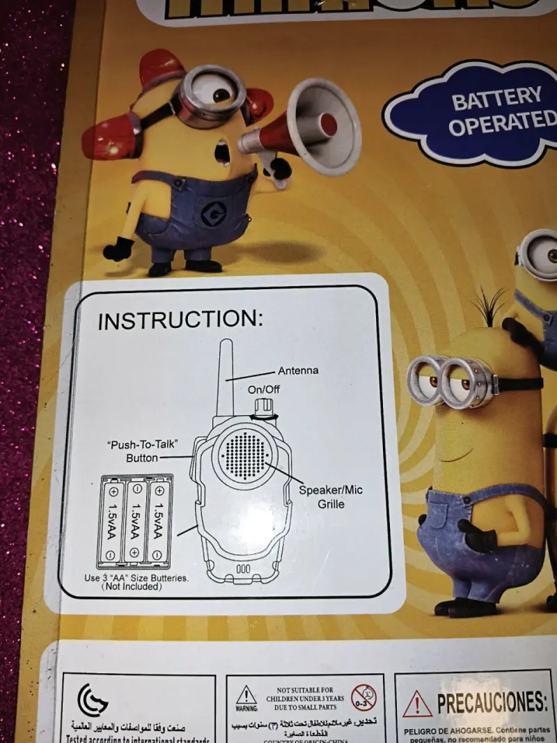 Walkie Talkies Minions para niños - 3