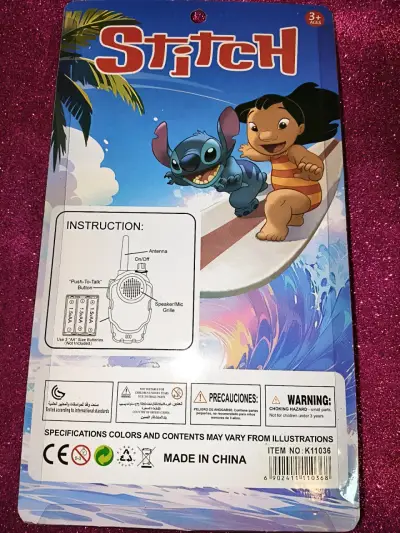Walkie Talkies de Stitch para niños - miniatura 2