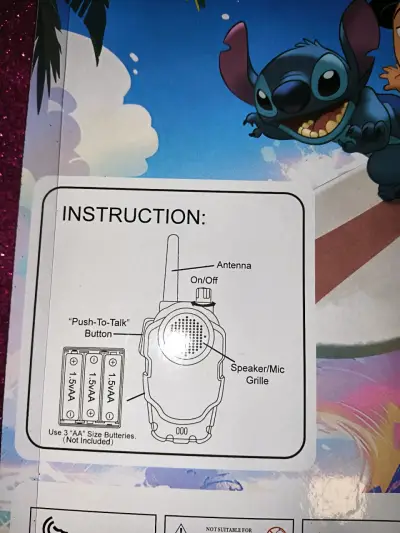 Walkie Talkies de Stitch para niños - miniatura 3