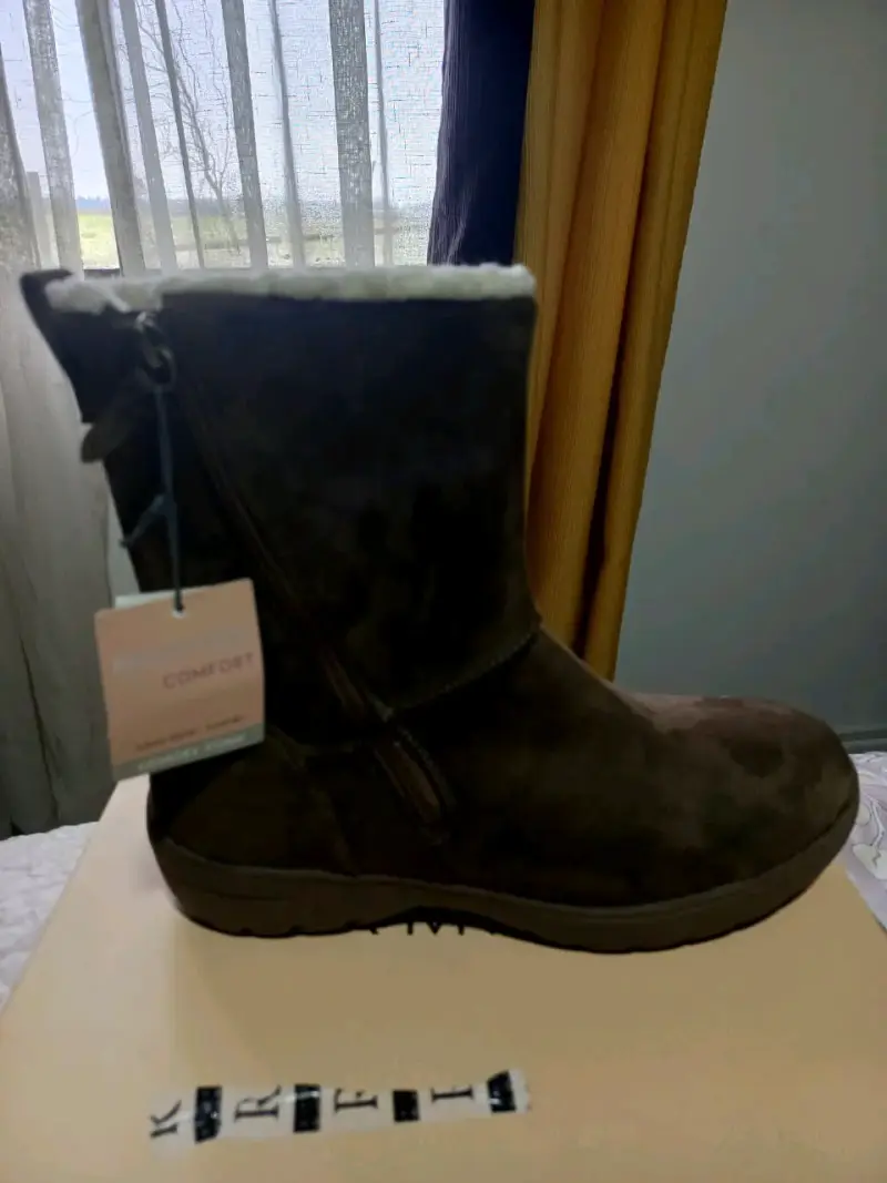 Botas de montaña para niños gris y rosa - 10