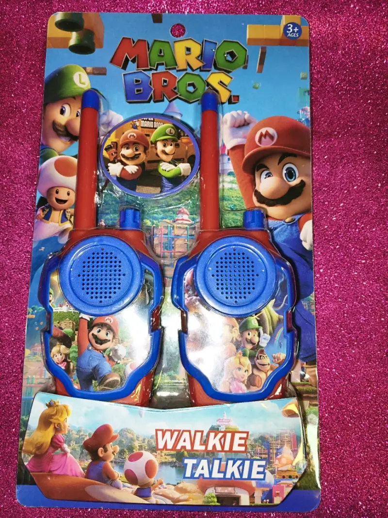 Walkie Talkies Mario Bros para niños - 1