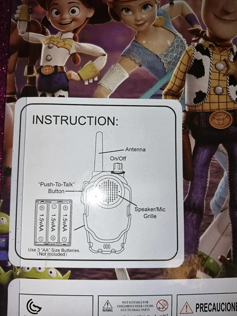 Walkie Talkies Toy Story a pilas - 3