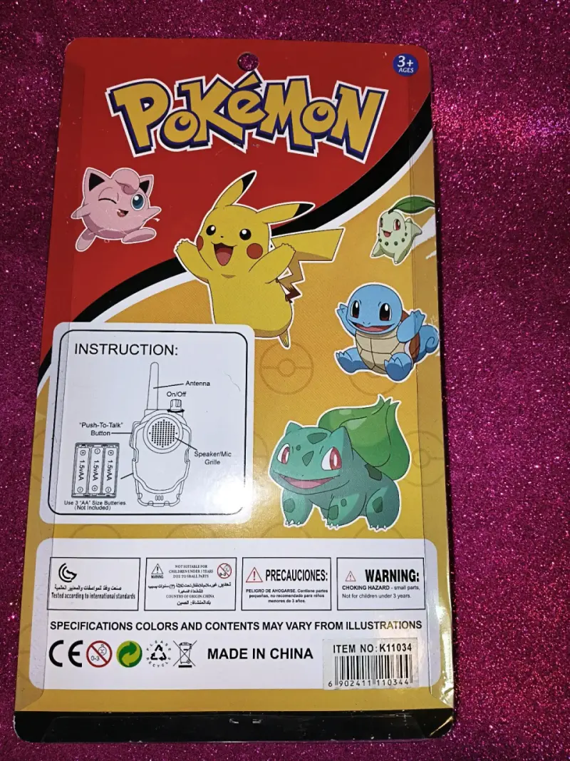 Walkie Talkies Pokémon para niños - 2