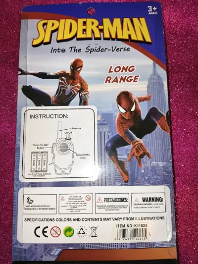Walkie Talkies Spider-Man a batería - miniatura 2