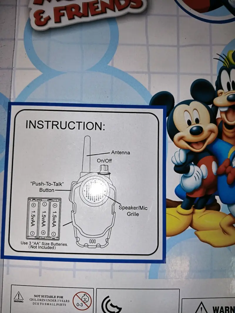 Walkie Talkies Mickey Mouse & Friends - 3