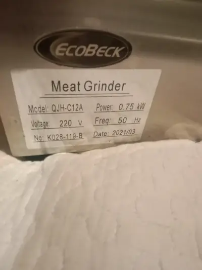 Moledora de carne industrial de acero inoxidable - miniatura 3