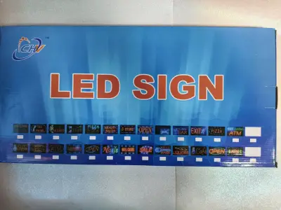 Letrero luminoso LED 'Abierto' - miniatura 2