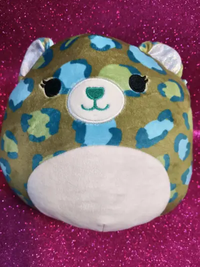 Peluche de oso con estampado colorido - miniatura 1
