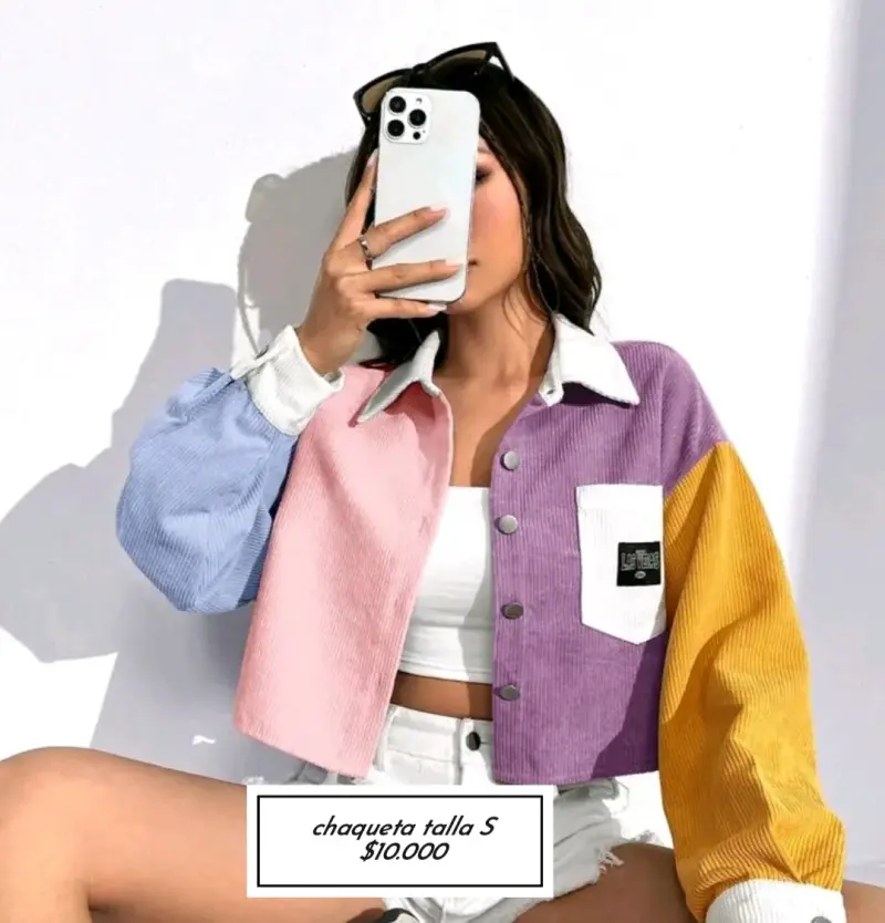 Chaqueta nueva multicolor talla S