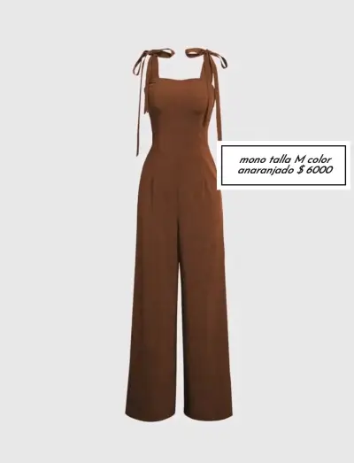 Mono anaranjado con tirantes talla M - miniatura 1