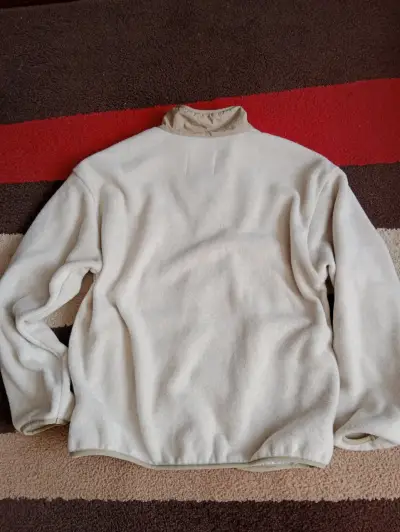 Chaqueta polar beige con cierre - miniatura 2