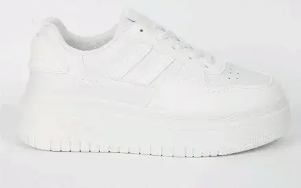 Zapatillas blancas con plataforma - 3