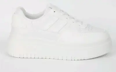 Zapatillas blancas con plataforma - miniatura 3