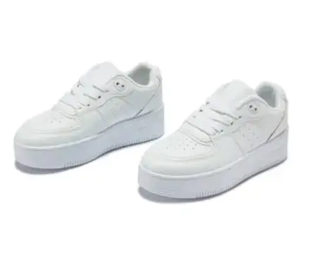 Zapatillas blancas con plataforma - 4