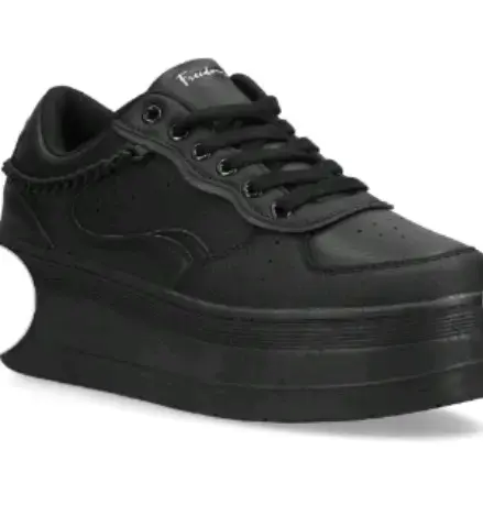 Zapatillas negras con plataforma - 2