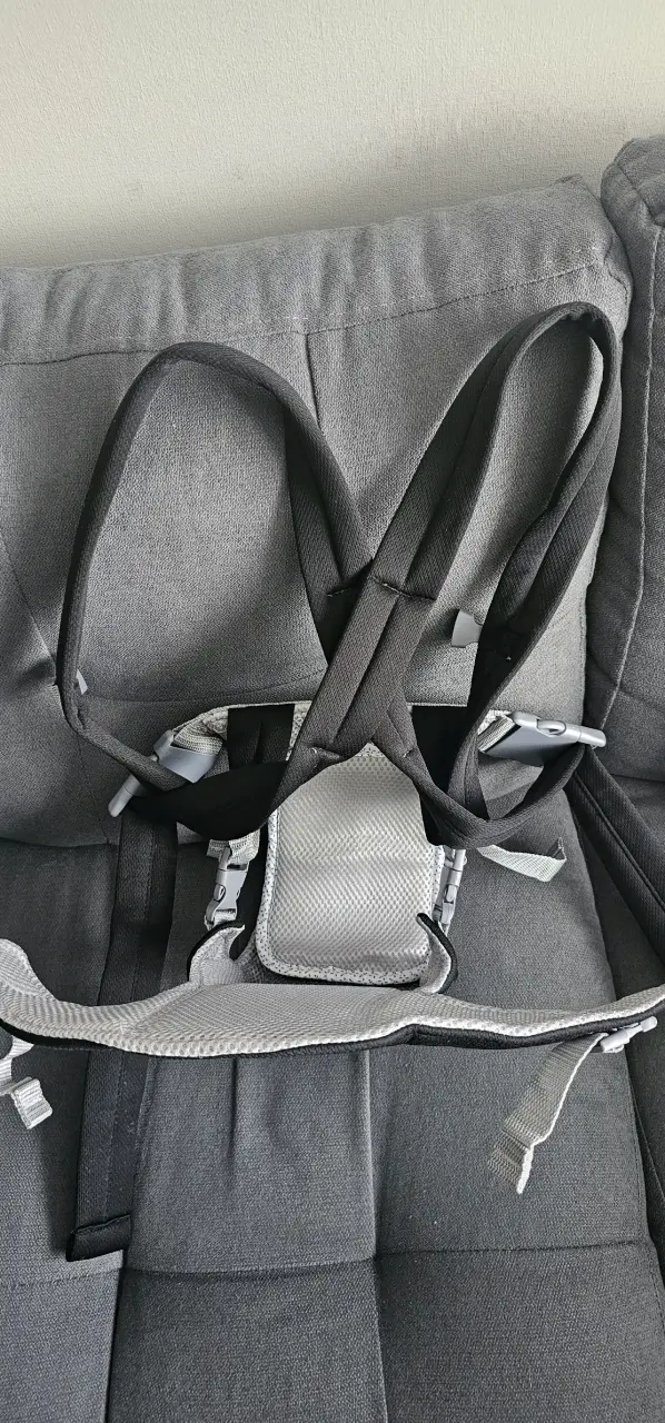 Mochila portabebés ergonómica gris - 2