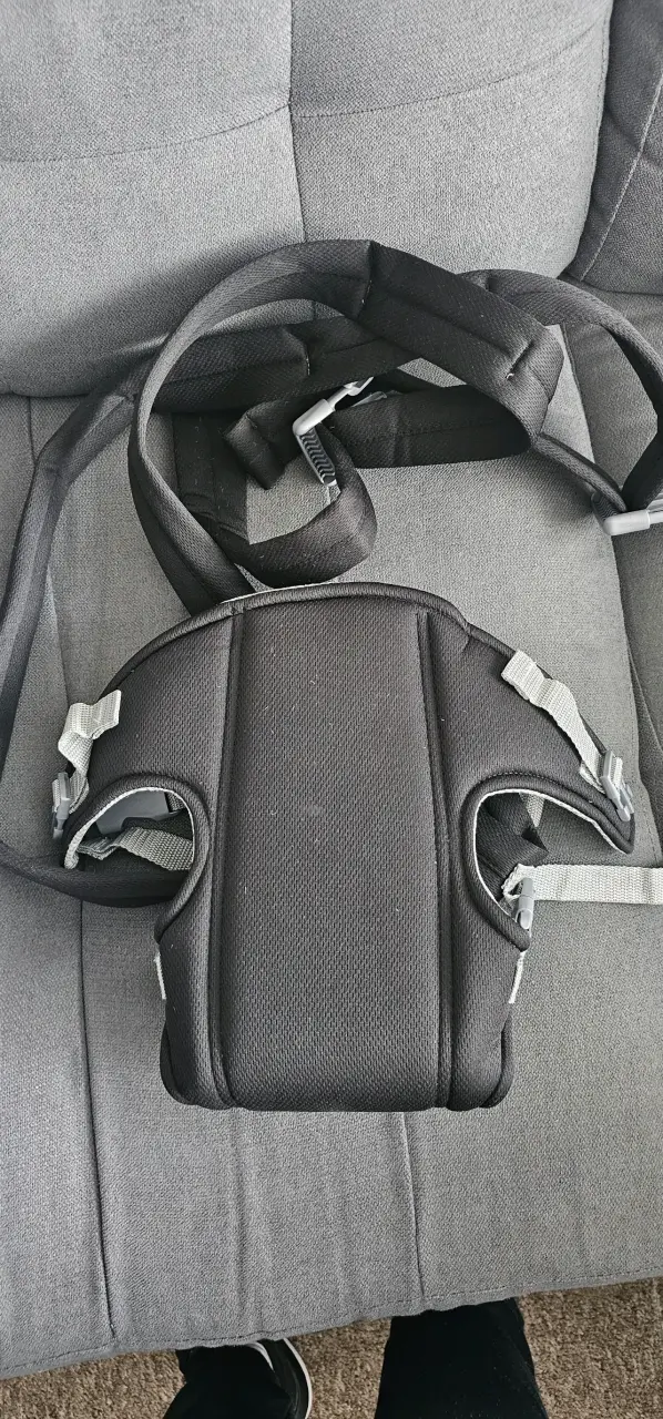 Mochila portabebés ergonómica gris - 4