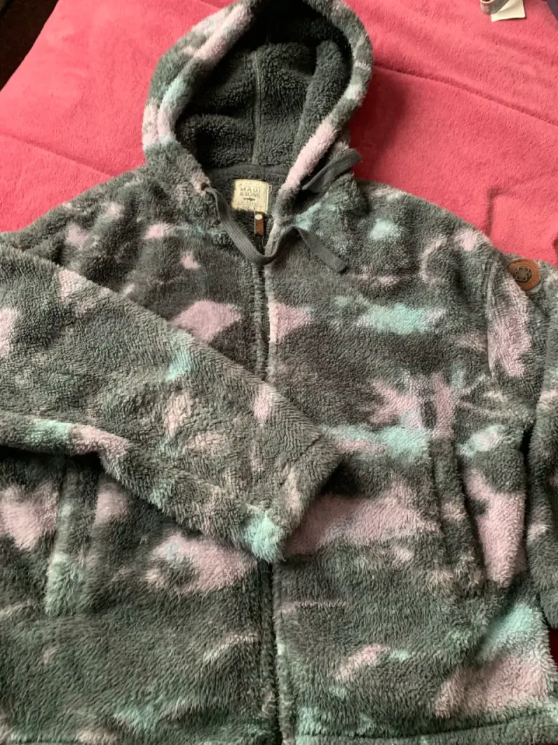 Poleron de polar con capucha para mujer - 1