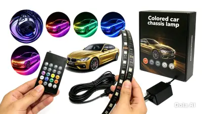 Luces LED para chasis de auto con control remoto - miniatura 1