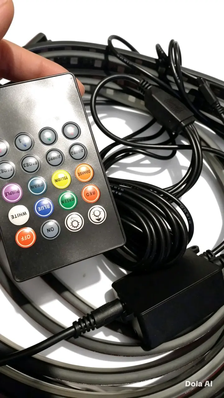 Luces LED para chasis de auto con control remoto - 3