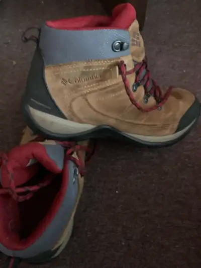 Botas de montaña Columbia marrón y rojo - miniatura 2