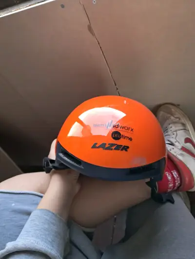 Casco de ciclismo Lazer naranja - miniatura 2