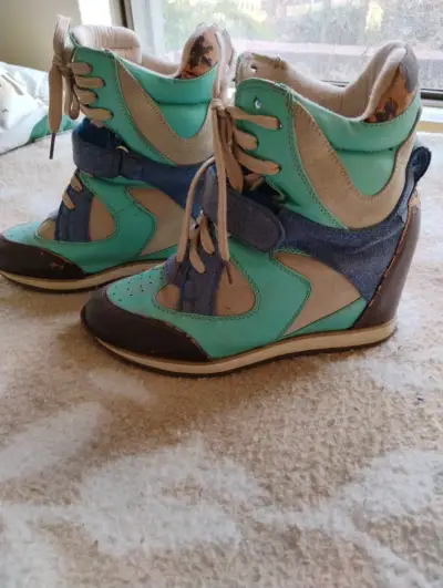 Botas de snowboard verde y azul - miniatura 2