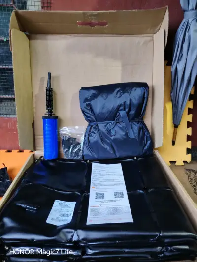 Colchón inflable portátil con bomba anti escara - miniatura 1