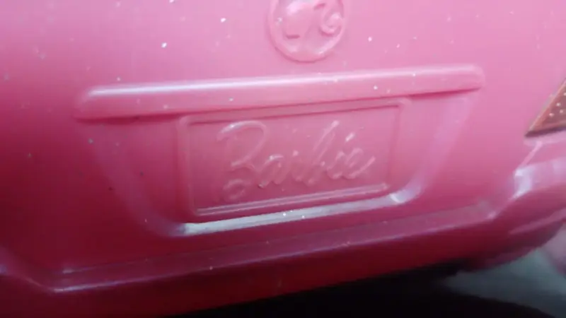 Auto de juguete convertible rosa para niños - 2