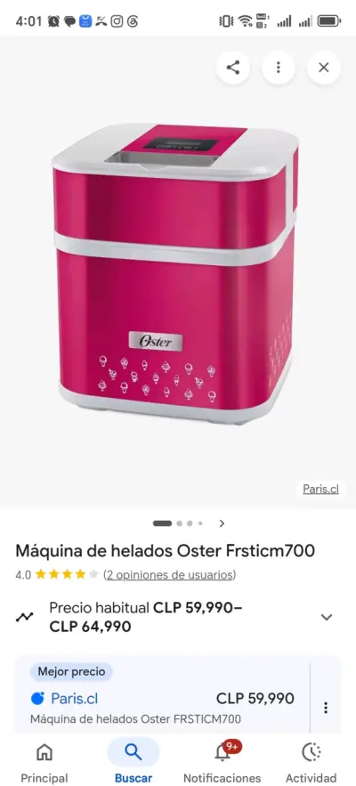 Máquina de helados Oster FRSTICM700 - miniatura 2