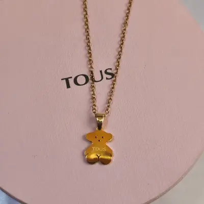 Collar Tous con colgante de oso dorado - miniatura 1