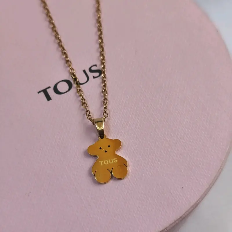 Collar Tous con colgante de oso dorado - 5